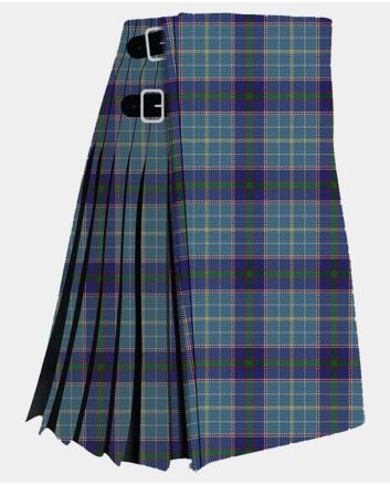 Texas Bluebonnet Tartan Kilt