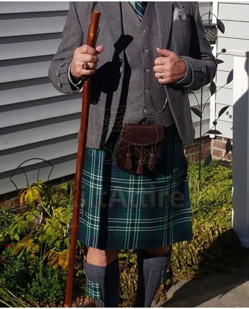 Tweedside Hunting District Modern Tartan Kilt