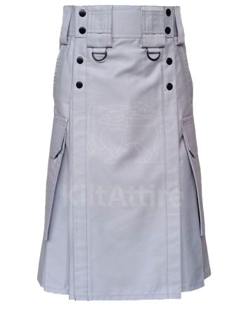 White Utility Kilt