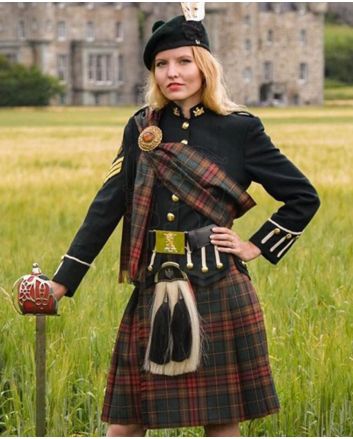Women County Cavan Tartan Kilt
