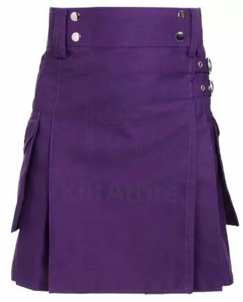 Women's Purple Utility Kilt