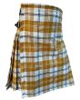 Ailsa Dress Gold Modern Tartan Kilt