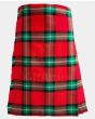 Bacon Red Modern Tartan Kilt