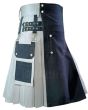 Black and Grey Hybrid Utility Kilt