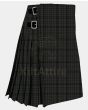 Black Dark Shadow Tartan Kilt