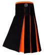 Black Hybrid Orange Kilt Side