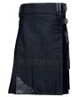 Box Pleated Cargo Utility Kilt 