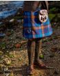 Buchanan Hunting Modern Blue Tartan Kilt Front