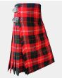 Chisholm Two Modern Tartan Kilt Side