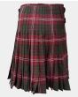 Crawford Red Modern Tartan Kilt