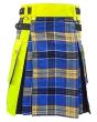 Deluxe Hybrid Modern Tartan Utility Kilt Front