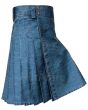 Denim Kilt for Men Side