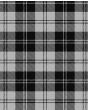 Erskine Black and White Modern Tartan Kilt Fabric