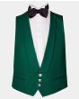 Green Prince Charlie Jacket With Waistcoat Set Scottish Highlands