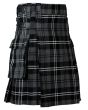 Grey Hamilton Tartan Utility Kilt 