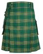 Irish Tartan Utility Kilt Front