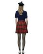 Ladies Wallace Tartan Kilt Back