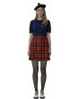 Ladies Wallace Tartan Kilt Front