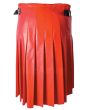Leather Gladiator Warrior Tailor Kilt Back