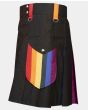 LGBT Gay Pride Rainbow Hybrid Kilt