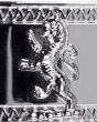Lion Rampant Celtic Knot Belt Buckle-Chrome Finish