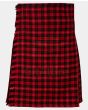 Mckinney Red Modern Tartan Kilt