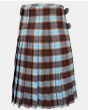 Michigan State Modern Tartan Kilt Back