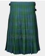 Montgomery Blue Ancient Tartan kilt Back