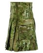 Multicam Tactical Utility Kilt For Men Side