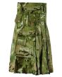 Multicam Tactical Utility Kilt For Men Sides