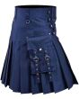 Navy Blue Fashion Utility Kilt
