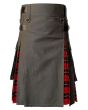 Olive Cotton Hybrid Utility Kilt