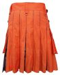 Orange Deluxe Utility Hybrid Kilt Back