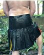 Rainbow Leather Kilt Back