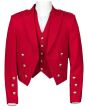 Red Prince Charlie Kilt Jacket 