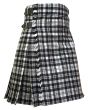 Scott Black & White Modern Tartan Kilt