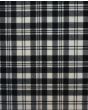 Scott Black & White Modern Tartan Kilt Fabric