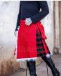 Unisex Fur Christmas Kilt - Santa Claus Kilt
