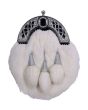 White Rabbit Fur Full Dress Sporran 