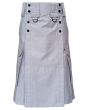 White Utility Kilt