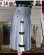 Women Long Grey Utility Kilt 