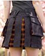 Womens Mini Hybrid Utility Kilt Back