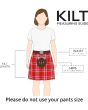 Womens Purple Utility Kilt SizeChart