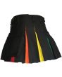 Womens Rainbow Pride Kilt Back